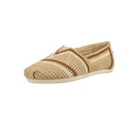 Slipper TOMS "TOMS Slipper Textil", Damen, Gr. 38, beige (dunkelbeige), Textil, Schuhe Slipper (85027515-38) dunkelbeige