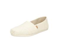 TOMS Damen Alpargata CloudBound Flacher Slipper, Natural Undyed Metallic Linen Stripe, 39 EU