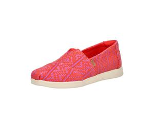 Slipper TOMS "TOMS Slipper Textil", Damen, Gr. 39, rot, Textil, Schuhe Slipper (18242855-39) rot