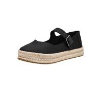 Slipper TOMS "TOMS Slipper Textil", Damen, Gr. 40, schwarz, Textil, Schuhe Slipper (36887905-40) schwarz