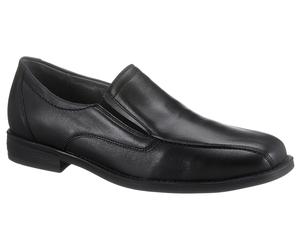 Slipper WALDLÄUFER "Henry", Herren, Gr. 8,5 (42,5), schwarz, Nappaleder, Schuhe Slipper, Bequemschuh, Festtagsschuh mit seitlichen Stretcheinsätzen, G-Weite (95047413-8,5) schwarz