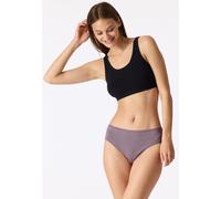 SCHIESSER Damen Slips 3er Pack - Jazz-Pants, Cotton Essentials, Basic, Stretch Lila XXL