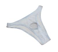 Slips Herren Sexy Dessous G-String Unterhosen Strings Sexy mit Penis Loch Tanga Slips Leicht und Atmungsaktiv Erotische ReizwäSche Ouvert Low Rise Bikini Unterziehhose