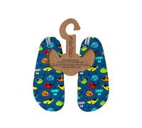 Slipstop Barfuß Kinderbadeschuhe - Aquatic blau 24/26