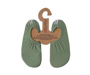 Slipstop Barfuß Kinderbadeschuhe - Basil Junior grün 18/20