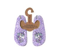 Slipstop Barfuß Kinderbadeschuhe - Filly Purple Unicorn 24/26