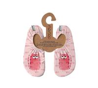 Slipstop Barfuß Kinderbadeschuhe - Furball rosa Katze 30/32