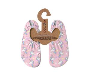 Slipstop Barfuß Kinderbadeschuhe - Mythos rosa Einhörner 27/29
