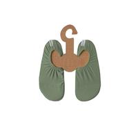 Slipstop Kinder Hausschuhe Badeschuhe BASIL green, Größe:21/23 EU
