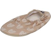 Slipstop Kinder Hausschuhe Badeschuhe Caramel Regenbogen beige, Größe:27/29 EU