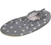 Slipstop Kinder Hausschuhe Badeschuhe NEBULA Punkte grey, Größe:18/20 EU