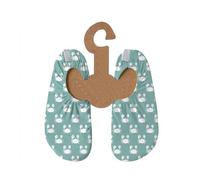 Slipstop Kinder Strandschuhe Anti Rutsch Ballett Schuhe Schwimmschuhe Urlaub Badeschuhe Pool Unisex Mint/weiße Krabben Clamps, Größe 18-20