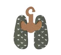 Slipstop Kinder Strandschuhe Dino – Anti-Rutsch Schwimmschuhe Unisex Grün Gr. 21-23