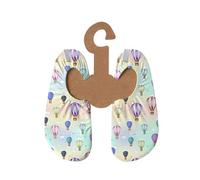 Slipstop Kinder Strandschuhe Anti Rutsch Sport- Schwimmschuhe Badeschuhe Urlaub bunt mit Heißluftballons Cappadocia Sonnenschutzfaktor 50+, Gr. 21-23