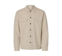 Selected Homme Overshirt LEROY Leinen-Mix Beige Größe XL