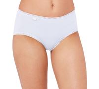 Sloggi Single-Jersey Damen-Hüftslip 24/7 Cotton Lace im 3er-Pack weiss 50