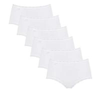 sloggi - 24/7 Cotton Lace - Midi Slip - 6er-Pack (44 Weiß)