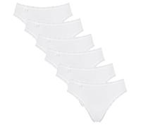 Sloggi - 24/7 Cotton Lace - Tai Slip - 6er-Pack (44 Weiß)