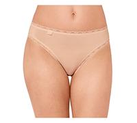 Sloggi Single-Jersey Damen-Slip 24/7 Cotton Lace im 3er-Pack braun-beige 40
