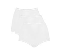 Sloggi Maxi-Slip 24/7 Cotton – 3er Pack Weiß, Baumwollmix, Größe 42