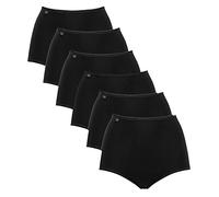 Sloggi - 24/7 Cotton - Maxi Slip - 6er-Pack (38 Schwarz)