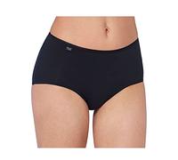 Sloggi Damen Midi, 3er Pack - 24/7 Cotton, einfarbig Schwarz 48