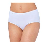 Sloggi Hüftslip 24/7 Cotton – 3er Pack mit elastischer Mäusezähnchenkante Weiß Gr. 48