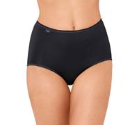 Sloggi Taillenslip 24/7 Microfibre Maxi – 3er-Pack, weiche Microfaser, Damen, Schwarz, Gr. 50