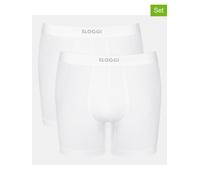 Sloggi 2er-Set: Boxershorts ''Ever Ease'' in Weiß - Größe L | Herren Waesche