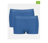Sloggi 2er-Set: Boxershorts in Blau - Größe XL | Herren Waesche