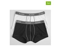 Sloggi 2er-Set: Boxershorts in Schwarz - Größe M | Herren Waesche