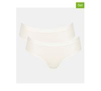 Sloggi 2er-Set: Pantys "Go Casual" in Creme - Größe XXL | Damen Unterteile