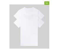 Sloggi 2er-Set: Shirts in Weiß - Größe L | Herren Plussize