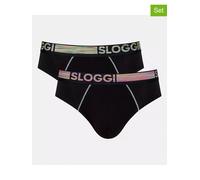 Sloggi 2er-Set: Slips "Go ABC" in Schwarz - Größe XXL | Herren Waesche