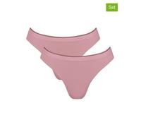 Sloggi 2er-Set: Slips "Go Sense" in Rosa - Größe XXL | Damen Unterteile