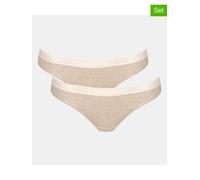 Sloggi 2er-Set: Slips in Beige - Größe XL | Damen Unterteile