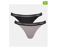 Sloggi 2er-Set: Slips in Grau - Größe M | Damen Unterteile