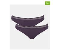 Sloggi 2er-Set: Slips in Lila - Größe L | Damen Unterteile