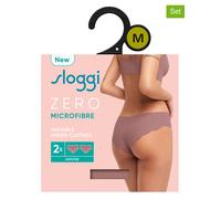Sloggi 2er-Set: Slips "Zero Microfibre 2.0" in Hellbraun - Größe XS | Damen Unterteile