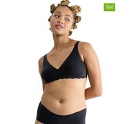 Sloggi 2er-Set: Soft-BHs "Zero Microfibre 2.0" in Schwarz - Größe S | Damen Bhs