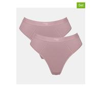 Sloggi 2er-Set: Strings "Ever Ease" in Mauve - Größe XXL | Damen Unterteile