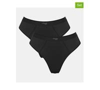 Sloggi 2er-Set: Strings "Ever Ease" in Schwarz - Größe L | Damen Unterteile