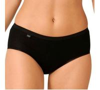 sloggi Damen Basic+ Midi 2P Slip, Black, 48