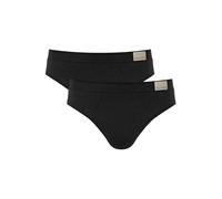 Sloggi 2P For Men GO Natural Brief Schwarz Baumwolle Medium Herren