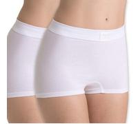 Sloggi 2P Double Comfort Shorts Weiß Baumwolle 46 Damen