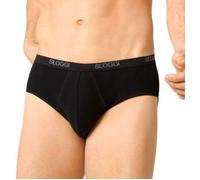 Sloggi 2P For Men Basic Midis Schwarz Baumwolle Small Herren