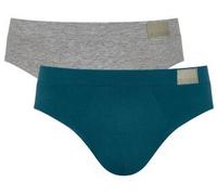 Sloggi 2P For Men GO Natural Brief Blau/Grau Baumwolle X-Large Herren