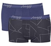 Sloggi 2P For Men Start Hip Schwarz/Blau Baumwolle X-Large Herren