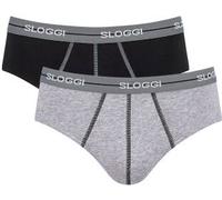 Sloggi 2P For Men Start Midi Grau Baumwolle XX-Large Herren