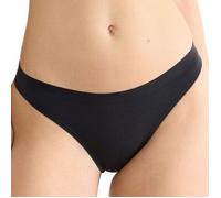 Tanga SLOGGI "GO Sense", Damen, Gr. XL, schwarz, Single Jersey, Obermaterial: 88% Modal, 12% Elasthan, figurbetont, Unterhosen, Modalmix, nahtlos, flacher Saum, elastisch, weich (69048152-XL) schwarz